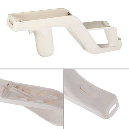 COOLEAD Zapper Gun for Wii Wireless Remote/Nunchuk, Link Remote for Shooting Games,2 Pack.