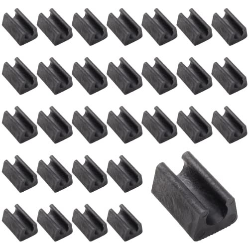 Bivethoi Plastic Chair Feet Protectors Black