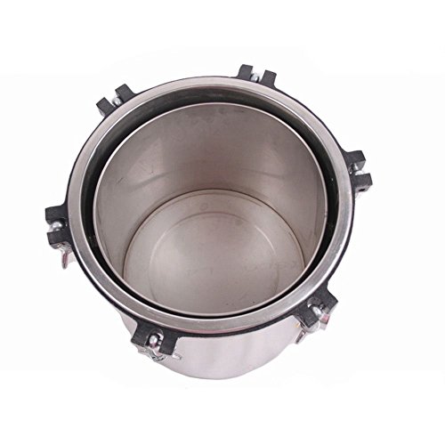 Creation Core 4.7 Gallon Steam Sterilizer Portable 18L Steam Autoclave Sterilizer Stainless Lab Equipment