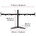 iKross Dual Monitor Desk Mount Stand with Free Stand Base / Dual-Joint Arms / Detachable VESA Plate for 13 - 27 inch LED/LCD VESA Screen