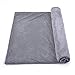 Amy Garden Plush Duvet Cover for Weighted Blanket, Grey 1-60x80 Inch