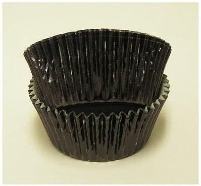 Black Foil - CUPCAKE LINERS - 50 Ct. - Standard Size