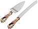 Weddingstar Cake Knife and Serving Set - Elegant Vintage Rose