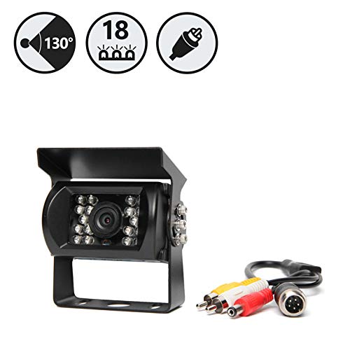 Commercial Backup Camera with Infra-red Night Vision and RCA Connectors for RV's, Trucks, Trailers, Buses and Commercial Vehicles | RVS-771 | Rear View Safety