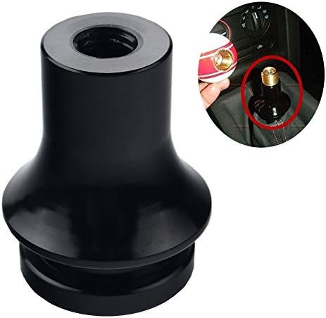 JUDING SHIFT KNOB BOOT RETAINER/ADAPTER FOR MANUAL GEAR SHIFTER LEVER 10X1.5 Color Black