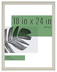 MCS Studio Gallery Frame, Gray Woodgrain, 18 x 24
