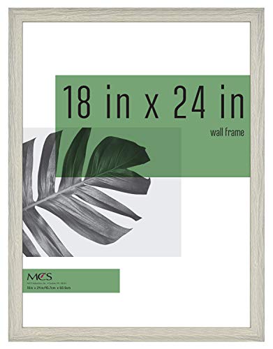 MCS Studio Gallery Frame, Gray Woodgrain, 18 x 24