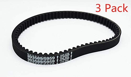 partman Go Kart Belt Cogged Asymmetric for Comet/Manco 5959, 203589A Torque Converter