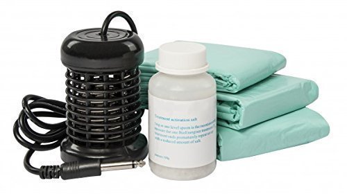 CHI-ENTERPRISE - Ion Cleanser Verbrauchs-Set | Nachfüll-Set Royal Spa | Zusatz für Fußelektrolysebäder | Hochleistungsspule aus Edelstahl mit 6,3 mm K