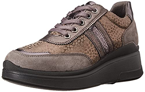 Igi\u0026co Sneakers Donna Taupe Chiare Scarpe Da Ginnastica Plataeau Lacci-  CommercioVirtuoso.it