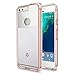 Ringke Fusion Compatible with Google Pixel Case Crystal Clear PC Back TPU Bumper Drop Protection, Shock Absorption Technology Raised Bezels Protective Cover for Google Pixel 2016 - Rose Gold