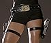 Sexy Skull And Bones Holster Belt Buckle Costume (M) Black