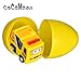 COCOMOON Set of 14 Prefilled Filled Easter Eggs Pull Back Construction Vehicles , 3.5