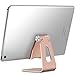 iPhone 7 Plus Stand, iPad Stand, iMangoo Aluminum Adjustable Cell Phone Stand Multi-Angle Rotating Holder Stands Dock Portable Cradle Desk Kickstand for iPhone 6s Plus Galaxy S7 Edge Tablet Rose Gold