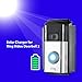 Wasserstein 0.2 Watt Solar Charger Mount Compatible with Ring Video Doorbell 2, Weatherproof (Black)