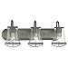 Designers Fountain Darby 3-Light Bathroom Vanity Light Fixture, Weathered Iron, 87003-WI