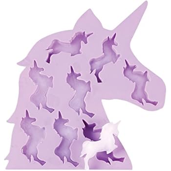 WHAT ON EARTH - Unicorn Ice Cube Tray - Soft Silicone - 9.25