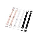 6 Pcs Bra Strap Holders - Non-Slip Clip To Convert Straps To Cross Back (Black, White, Skin) - View #3