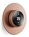 elago Wall Plate Cover Compatible with Google Nest Learning Thermostat® 3rd, 2nd, 1st, Nest Thermostat E (Copper) - Exact Color Match with Nest, Fingerprint Resistant, Durable Aluminum, Non Plastic