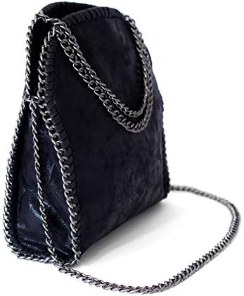 Shoulder Bag with Chain Strap Women Hobo Nylon Crossbody Bag Foldover Large Clutch Handbags for Women Large Casual Tote