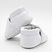 Baby Boys Soft Cross Baptism Christening Shoes Premium Sole Infant/Toddler Sneaker, 0-3 Months White-a