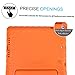 HDE Case for iPad 9.7-inch 2018/2017 Kids Shockproof Bumper Hard Cover Handle Stand with Built in Screen Protector for New Apple Education iPad 9.7 Inch (6th Gen) / 5th Generation iPad 9.7 - Orange