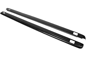 BOERLKY Black Bed Rail Caps for 1999-2006 Chevy Silverado/GMC Sierra 6'6" Bed 7201151,Strict QC & Fitment Tested
