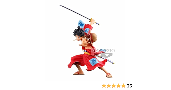 Amazon Com Banpresto One Piece World Colosseum3 Super Master Stars Piece Monkey D Luffy Figure Toys Games