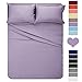 HOMEIDEAS 4 Piece Bed Sheet Set (Full, Lavender) 100% Brushed Microfiber 1800 Bedding Sheets - 16-inch Deep Pockets, Hypoallergenic, Wrinkle & Fade Resistant