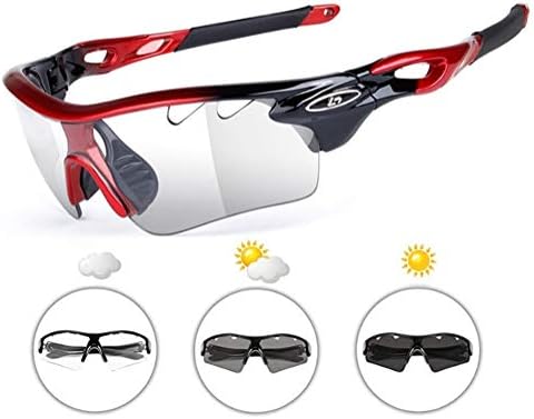 Cycling Sunglasses Polarized Photochromic Bike Glasses for Men Women Outdoor Sports Goggles UV400 Safety Running Fishing Golf Eyewear
