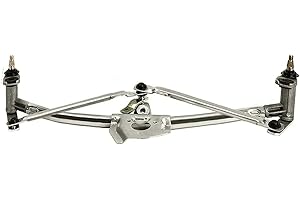 WEDOAUTO Windshield Wiper Transmission Linkage Assembly Fit For Volkswagen Golf 1999-2006, For Volkswagen Jetta 1999-2005 Replace# 1J0955325A, 1J1955603B