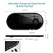 Fast Wireless Charger, ZealSound Qi-Certified Wireless Charging Pad Station 10W/7.5W5/W Ultra Slim【Case Friendly】【 Ultra Slim Portable】 Tempered Glass for All Qi Enabled Phones and Watch (Black)