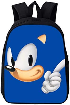 Sonic The Hedgehog Backpack for Boys, Kids Teen Girls Super Mario Large School Bags Men Laptop Backpacks Women Cool 3D Printed Travel Backpacks Book Bags Adult Shoulder Bag Merchandise (6)