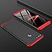 Huawei Y9 2018 Case, Huawei Enjoy 8 Plus Case, Ranyi [Full Body 3 in 1] [Slim & Thin Fit Tightly] [360 Degree Protection] Hybrid Bumper 3 in 1 Hard Case for Huawei Y9 (2018) / Enjoy 8 Plus (r/b/r)