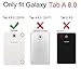KIQ Armor Series Galaxy Tab A 8.0 2015 Case T350, Rugged Full-Body Drop Protection Tablet Case Cover Kickstand for Samsung Galaxy Tab A 8