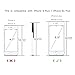 iPhone 6S Plus Case, TORU [iPhone 6S Plus Wallet Case Pattern Marble] Dual Layer Hidden Credit Card Holder ID Slot Card Case with Mirror for iPhone 6S Plus/iPhone 6 Plus - White Marble