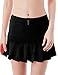 UDIY Sports Skirt - Women's Running Skorts Casual Gym Tennis Skort with Shorts Inner Black