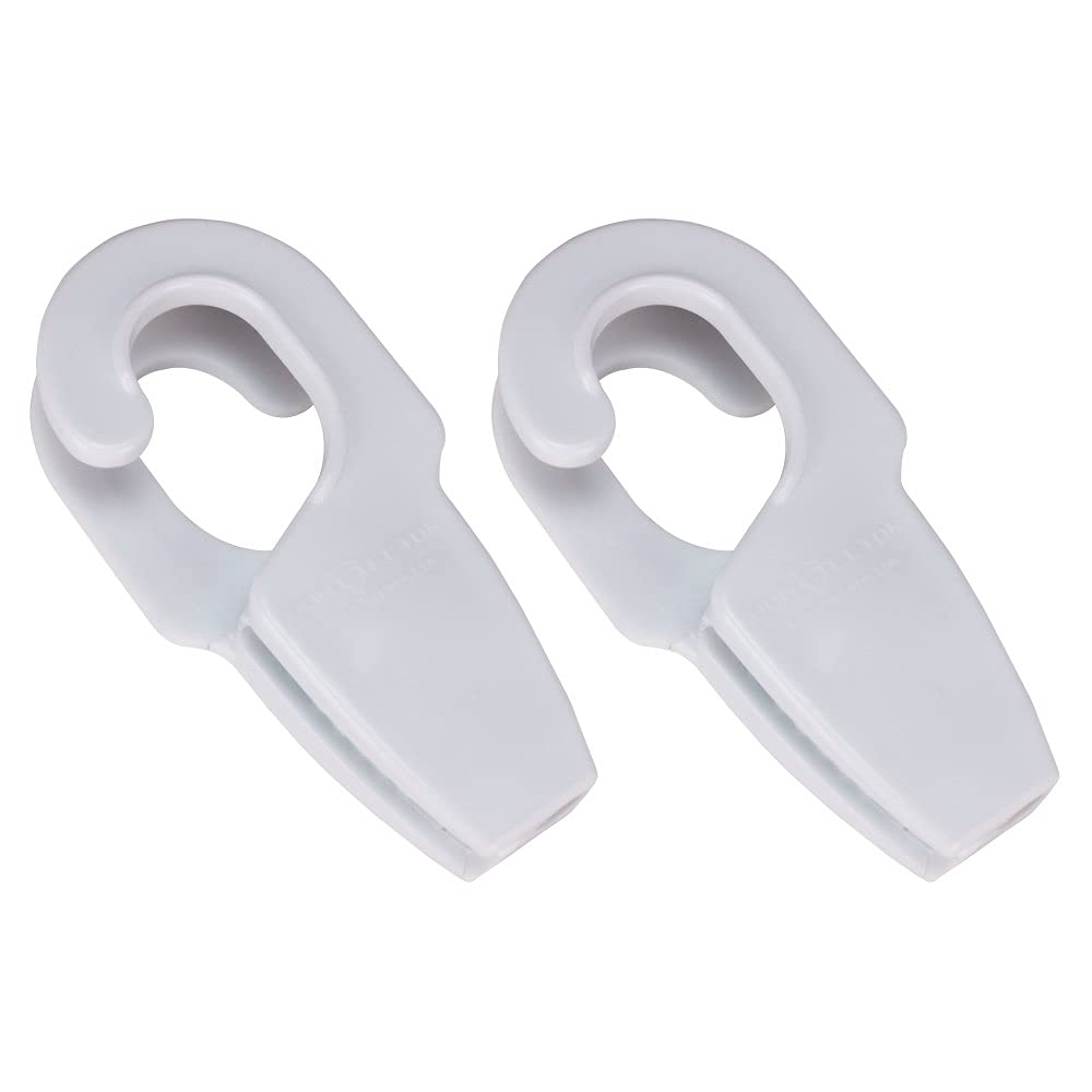 Extreme Max 3005.5017 BoatTector Boat Rail Fender Hangers, Value 2-Pack - 1.25", White