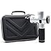 Joylab Carrying Case, Hard Protective EVA Case Impact Resistant for Massage Gun and Sleeve Pocket Accessories Pouch Smooth Coating Zipper Wallet Black
