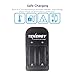 Tenergy 3V RCR123A Rechargeable Li-ion Batteries Protected 6 Pcs with 2 -Slot Smart Battery Charger