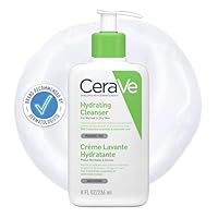 CeraVe Hydrating Cleanser for Normal to Dry Skin 236 ml with Hyaluronic Acid and 3 Essential Ceramides