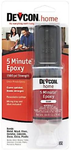 DEVCON 5 MIN EPOXY-25ML SYRINGE 2 tubes