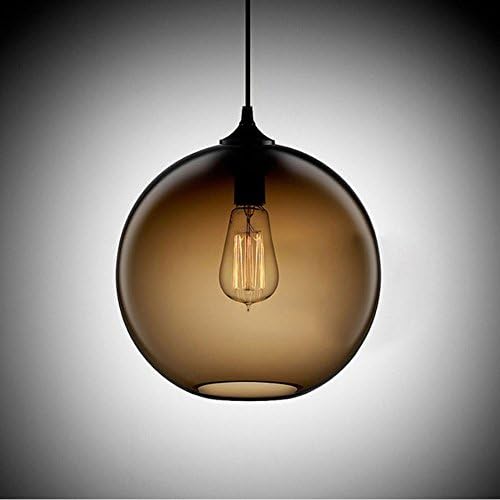 Cozyle Vintage Pendant Hanging Light Glass Shades Coffee