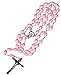 How To Pray the Rosary Booklet, With Rosary, Prayer Card, and Satin Bag -Bilingual- Como Rezar El Rosario, Librito Con Rosario, Estampa Y Bolsa.