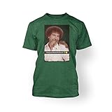 Bob Ross Everybody Needs a Friend Retro Green Heather T-Shirt