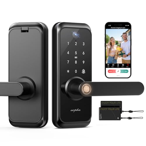 Smart Door Lock with Camera and Handle