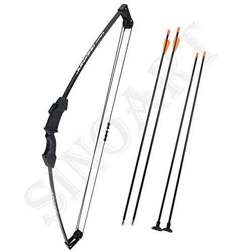Sinoart 35" junior compound bow archery set with 4…