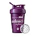 GOMOYO Motivational Quotes on Blender Bottle Brand Shaker Bottles, 20oz and 28oz Protein Shakers, Fitness Gift, Multiple Designs and Colors Available (Achieve Anything - 20oz - Plum)