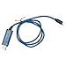 Pilot Electronics EL-1400B Electroluminescent V2 Charge/Sync Micro USB Cable, Blue