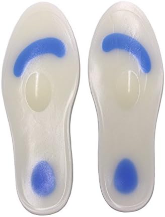 Silicone Full Length Shoe Insoles Metatarsal Pads Plantar Fasciitis Relief Men US Size 8-13